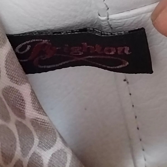 Brighton Genoa Heart White Crossbody Purse Rare - Picture 7 of 16